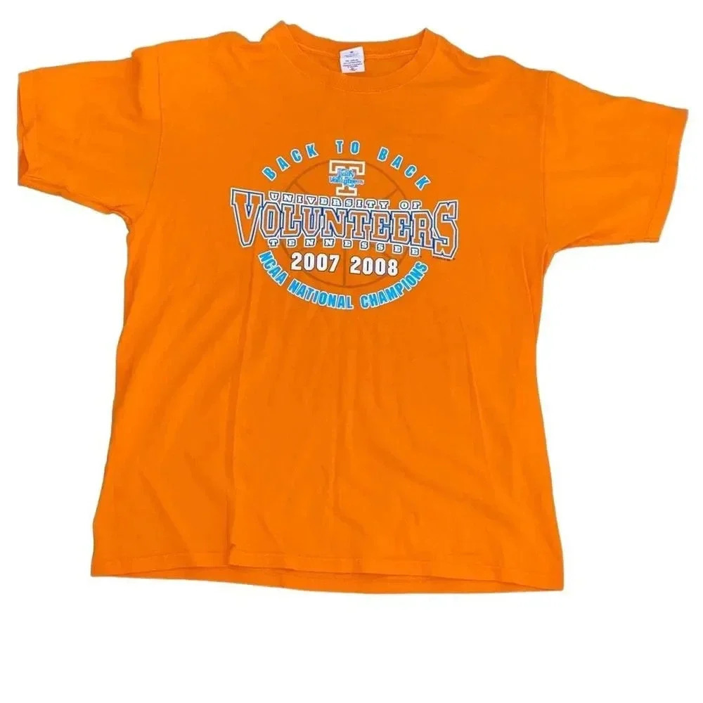 Lady Volunteers Back to back champions 2007-2008 T shirt XL